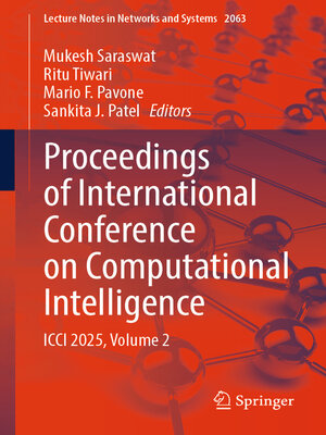 cover image of Proceedings of International Conference on Computational Intelligence